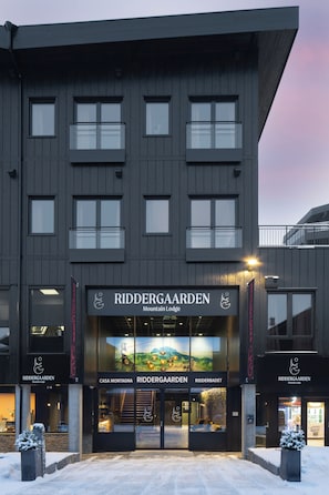 Fassade der Unterkunft