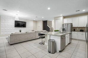 FIRST FLOOR Kitchen and Living room