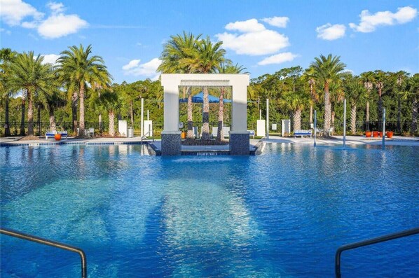 Shared swimming pool