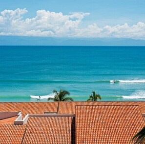 You can enjoy watching the surf from your terrace instead of heading to the beach at that moment.