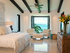 Wake up and enjoy breathtaking sunrise-colored skies 
