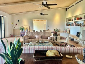 Spacious and welcoming living room
