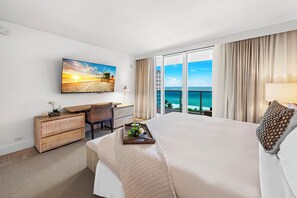Master Bedroom with Balcony Access & Ocean View