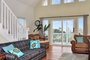 Living Room with Sleeper Sofa