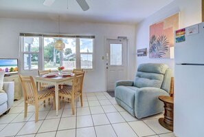 Living Room with Double Sofa Bed