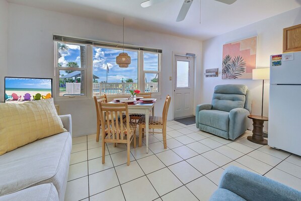 Living Room with Double Sofa Bed
