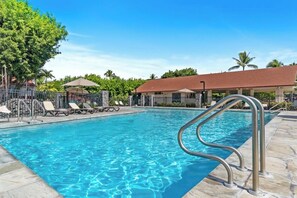 Pool area for guests