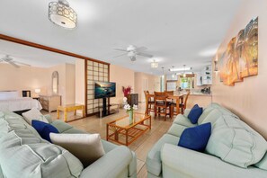 Living room with ample seating