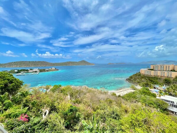 Stunning view from private balcony!