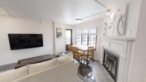 Screen, Furniture, Indoors, Living Room, Fireplace