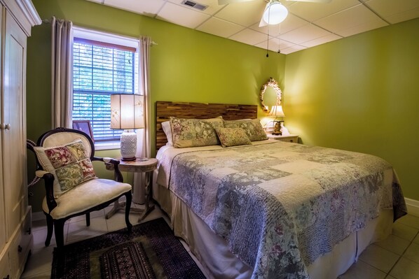 Enjoy a king-sized bed in the Dock suite!