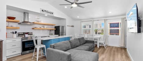 Upstairs Dining and Living Area
