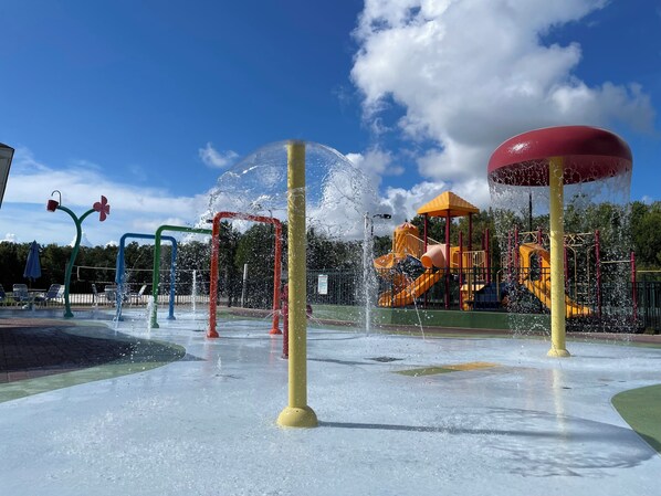 Splash Pad fun for the kids