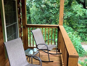 Spot local wildlife while sipping your morning coffee on the porch.