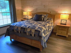 Main bedroom with queen bed