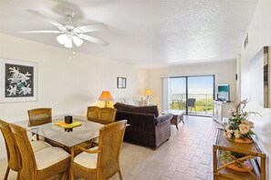 Savor a delectable feast in this cozy dining area, perfect for intimate meals.