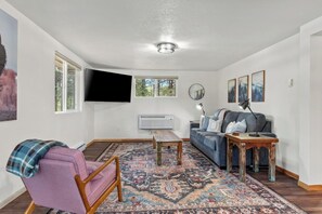 Unwind and enjoy TV time in our cozy living area.