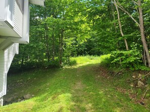 Ski trail directly adjacent to the condo