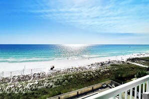 Balcony View - Waters Edge Resort Unit 510 Okaloosa Island Fort Walton Beach Vacation Rentals