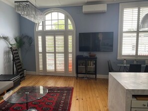 Lounge/Living Area looking towards Juliet Balcony.