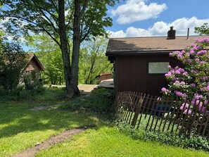 Milkhouse (left) and house entrance (Right)