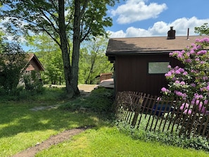 Milkhouse (left) and house entrance (Right)