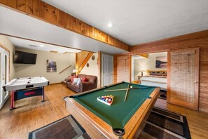 game room pool table