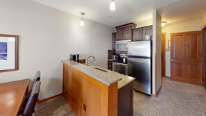 Indoors, Floor, Flooring, Lamp, Kitchen