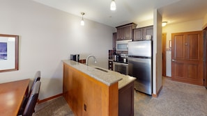 Indoors, Floor, Flooring, Lamp, Kitchen