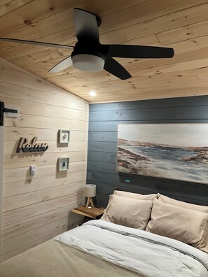 Bedroom 1 with queen size bed
