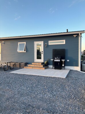 Rear view of the cottage