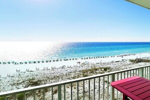 Balcony - 
Gulf Dunes 507 Fort Walton Beach Okaloosa Island Vacation Rentals