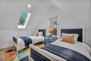Bedroom with skylight