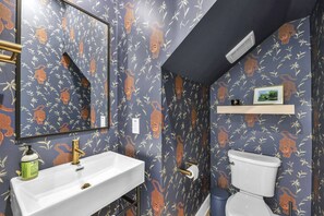 Feel the vibe in the bathroom