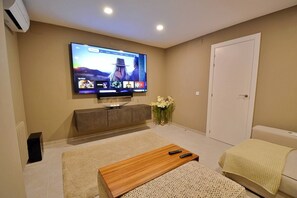 Lower level cinema room 