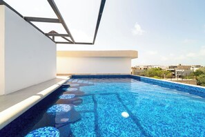 Relax and unwind with a rooftop dip