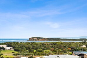 View from balcony over to The Bluff