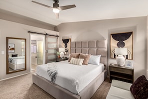 Relax and Unwind in the Luxurious Primary Suite with En-suite Bathroom
