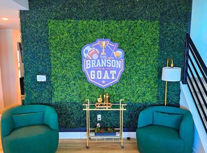 The Branson G.O.A.T. offers a fun and welcoming living space + 9 awesome sports themed bedrooms!