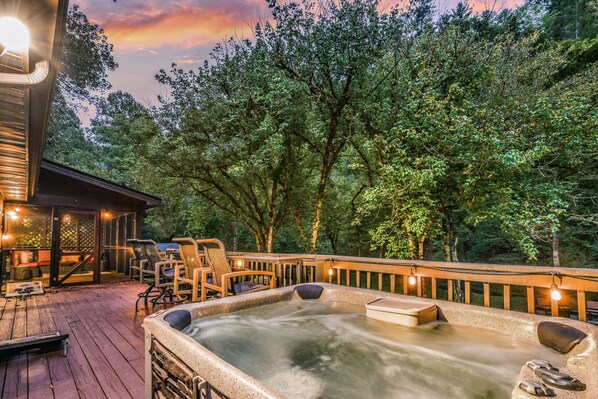 Tub, Hot Tub, Nature, Outdoors, Scenery