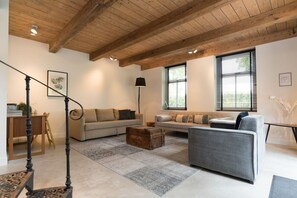 The former farm is completely transformed into a modern house