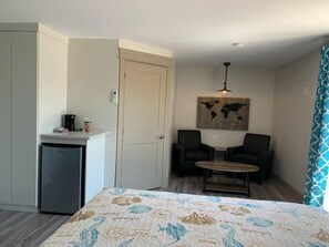Coffee bar and sitting area