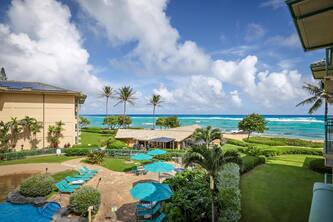 Waipouli Beach Resort Oceanfront Royal 2 BD 3 BA