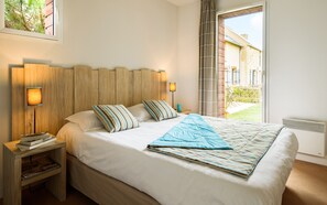 Get a good night's sleep in the master bedroom.