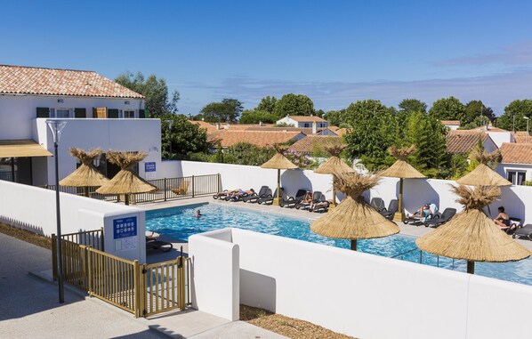 Take in gorgeous views while lounging around the seasonal outdoor pool.