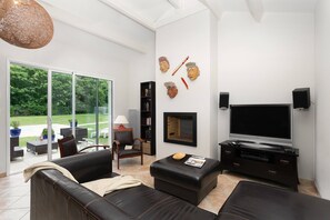 Find serenity in our rustic duplex villa on the golf course! (please note that interior decor does vary).