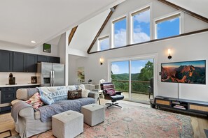 Open Main Floor with Sight Lines from the Living Room to the Kitchen