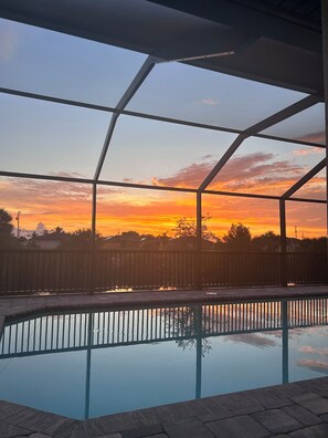 Sunset /west view from lanai