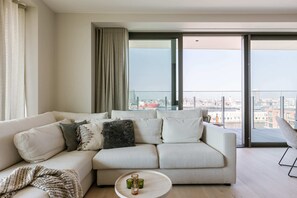 Bright open living room