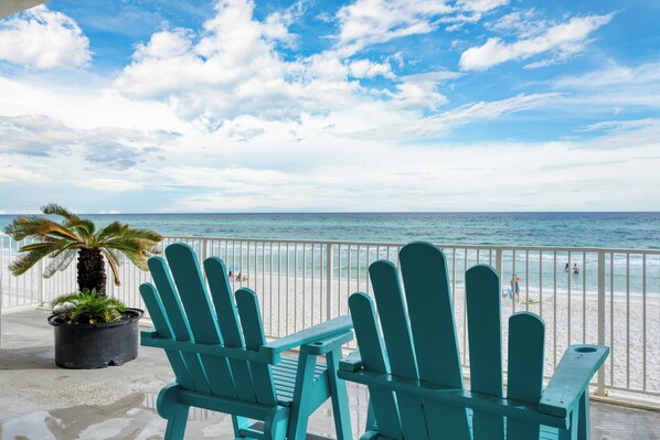 Enjoy panoramic views of the ocean.